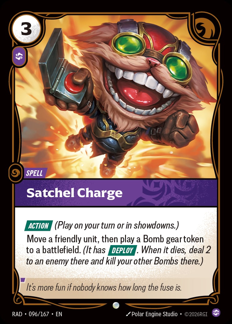 Satchel Charge RAD-096/167 from Radiance