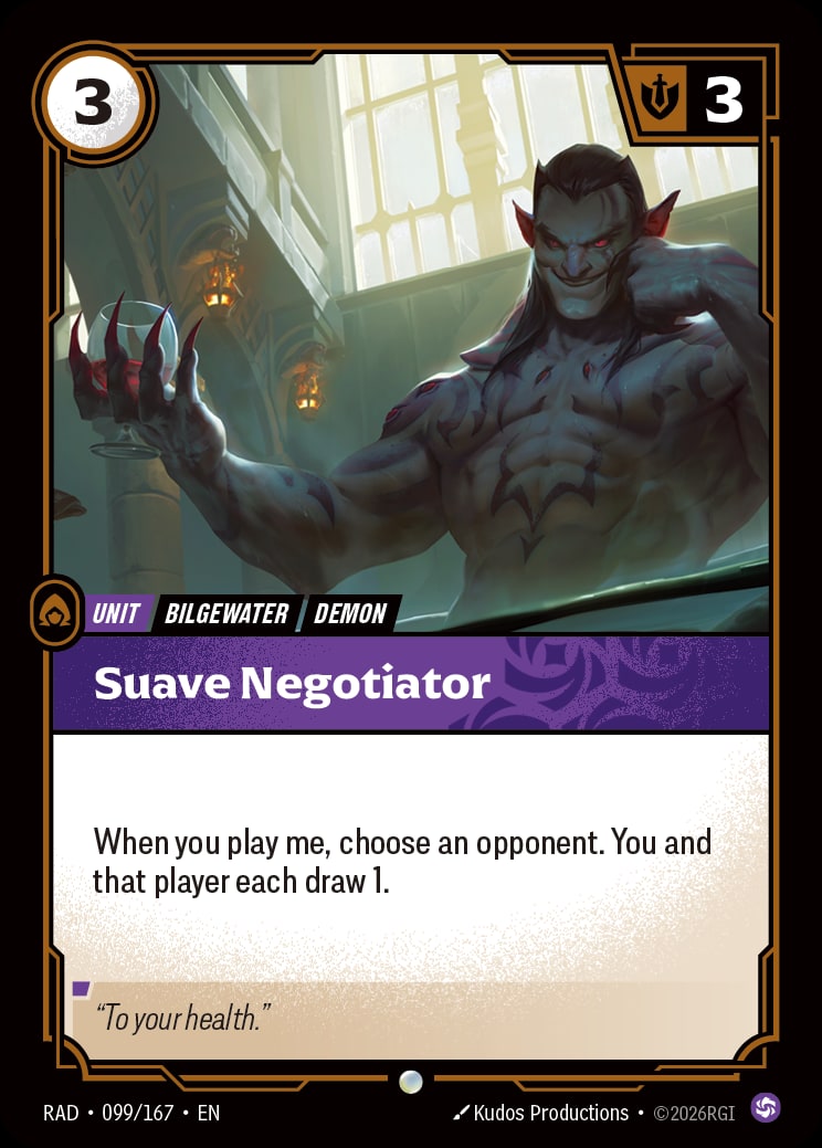 Suave Negotiator RAD-099/167 from Radiance