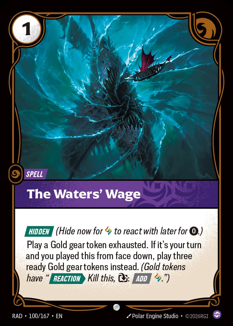 The Waters' Wage RAD-100/167 from Radiance