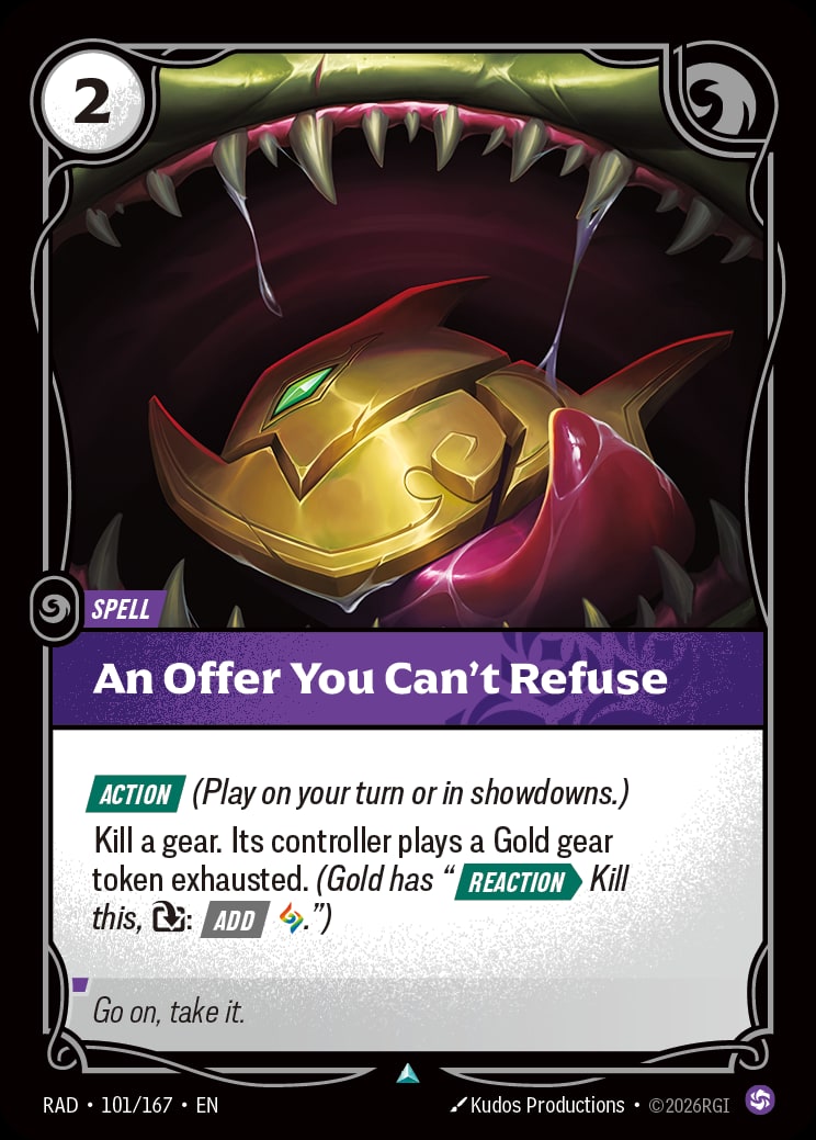 An Offer You Can't Refuse RAD-101/167 from Radiance