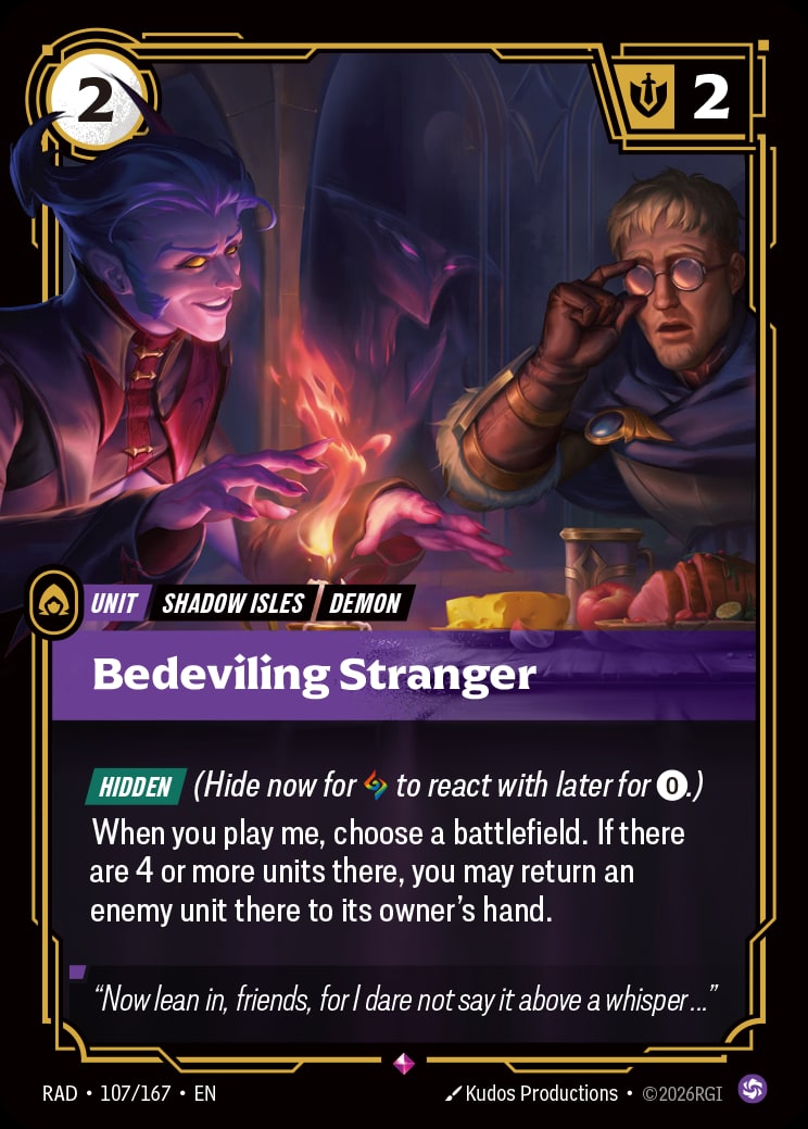 Bedeviling Stranger RAD-107/167 from Radiance