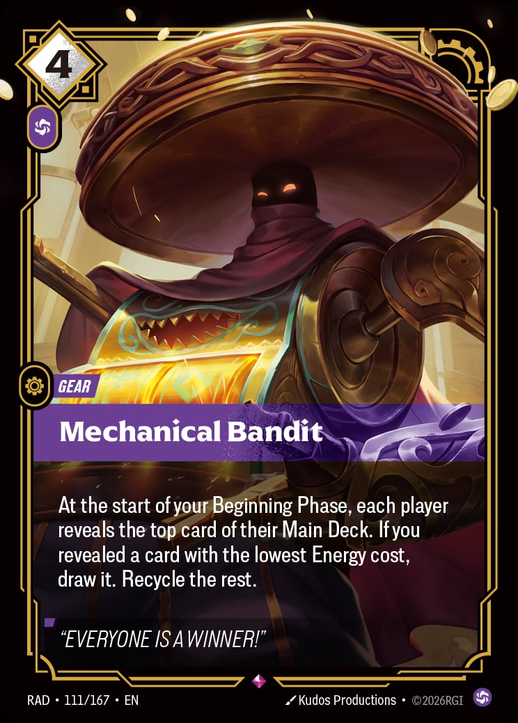 Mechanical Bandit RAD-111/167 from Radiance