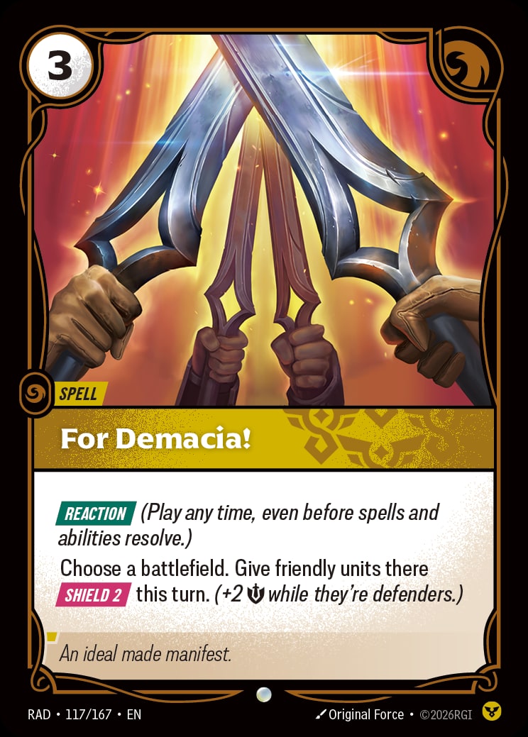 For Demacia! RAD-117/167 from Radiance