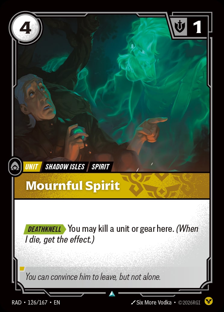 Mournful Spirit RAD-126/167 from Radiance