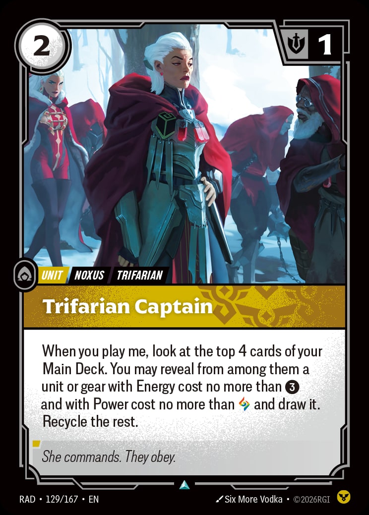 Trifarian Captain RAD-129/167 from Radiance