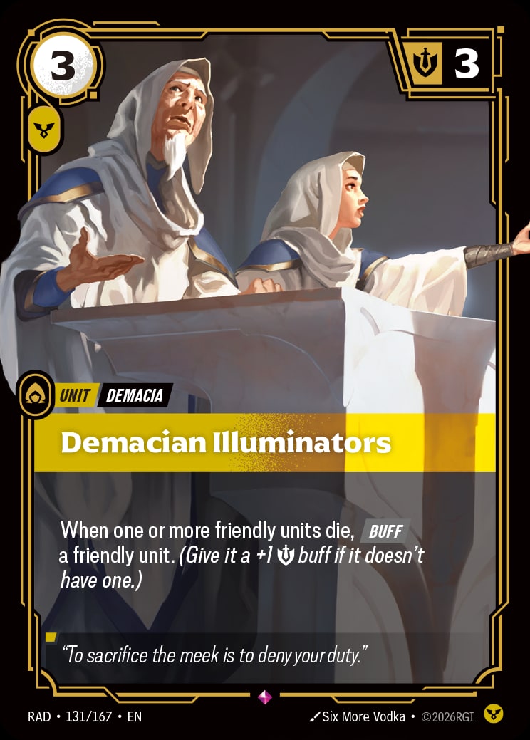 Demacian Illuminators RAD-131/167 from Radiance