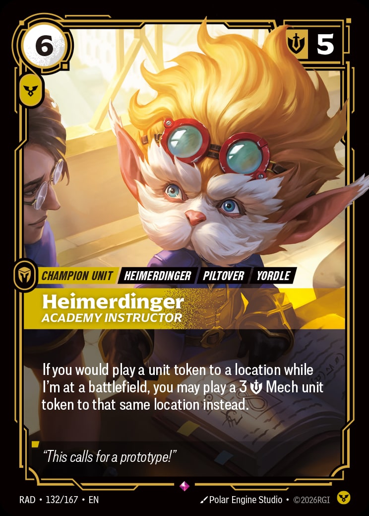 Heimerdinger - Academy Instructor RAD-132/167 from Radiance