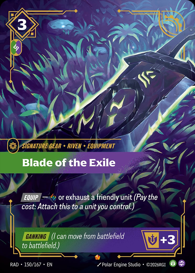 Blade of the Exile RAD-150/167 from Radiance