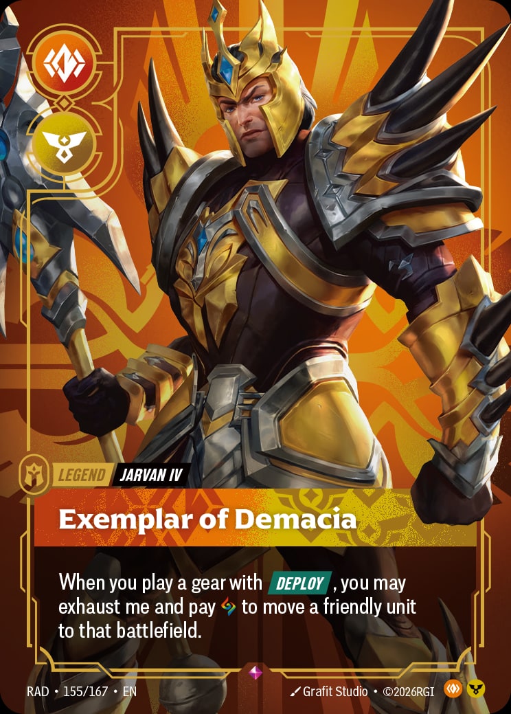Exemplar of Demacia RAD-155/167 from Radiance