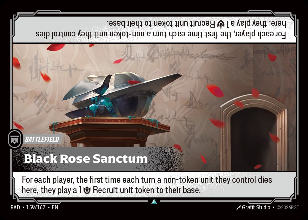 Black Rose Sanctum RAD-159/167 from Radiance