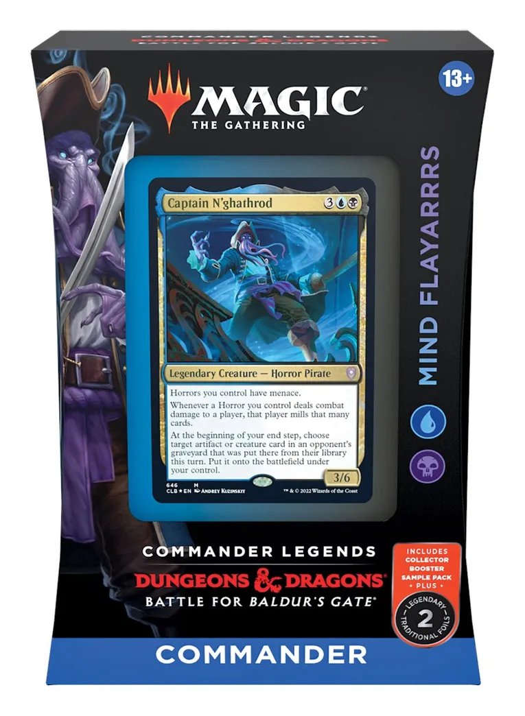 Commander Legends: Battle for Baldur's Gate Mind Flayarrrs Commander Deck